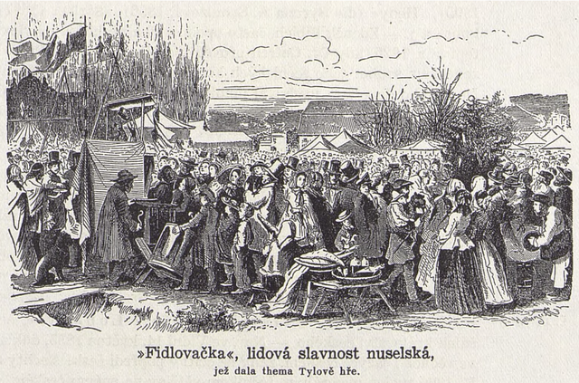 Lidová slavnost Fidlovačka v Nuslích | Zdroj: Wikimedia Commons