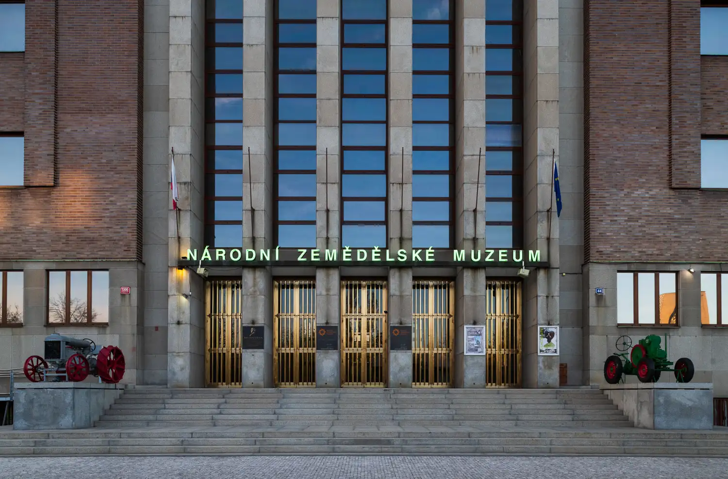 Vstup do Národního zemědělského muzea v Praze
