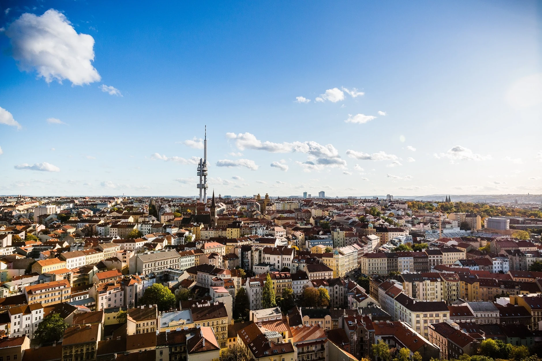Žižkov z vrchu Vítkova | zdroj: Prague City Tourism