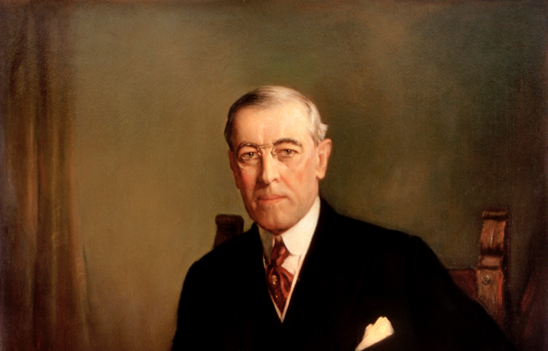 Official Presidential portrait of Woodrow Wilson