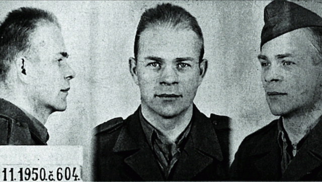 Josef Bryks, vězeňské foto 1950 | zdroj: commons.wikimedia.org