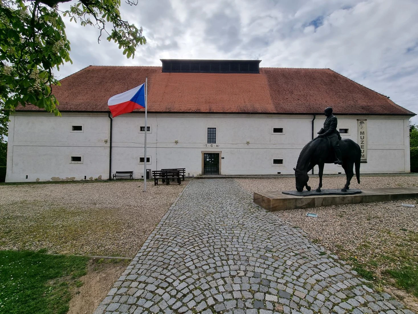 The building of Museum of T. G. Masaryk in Lany
