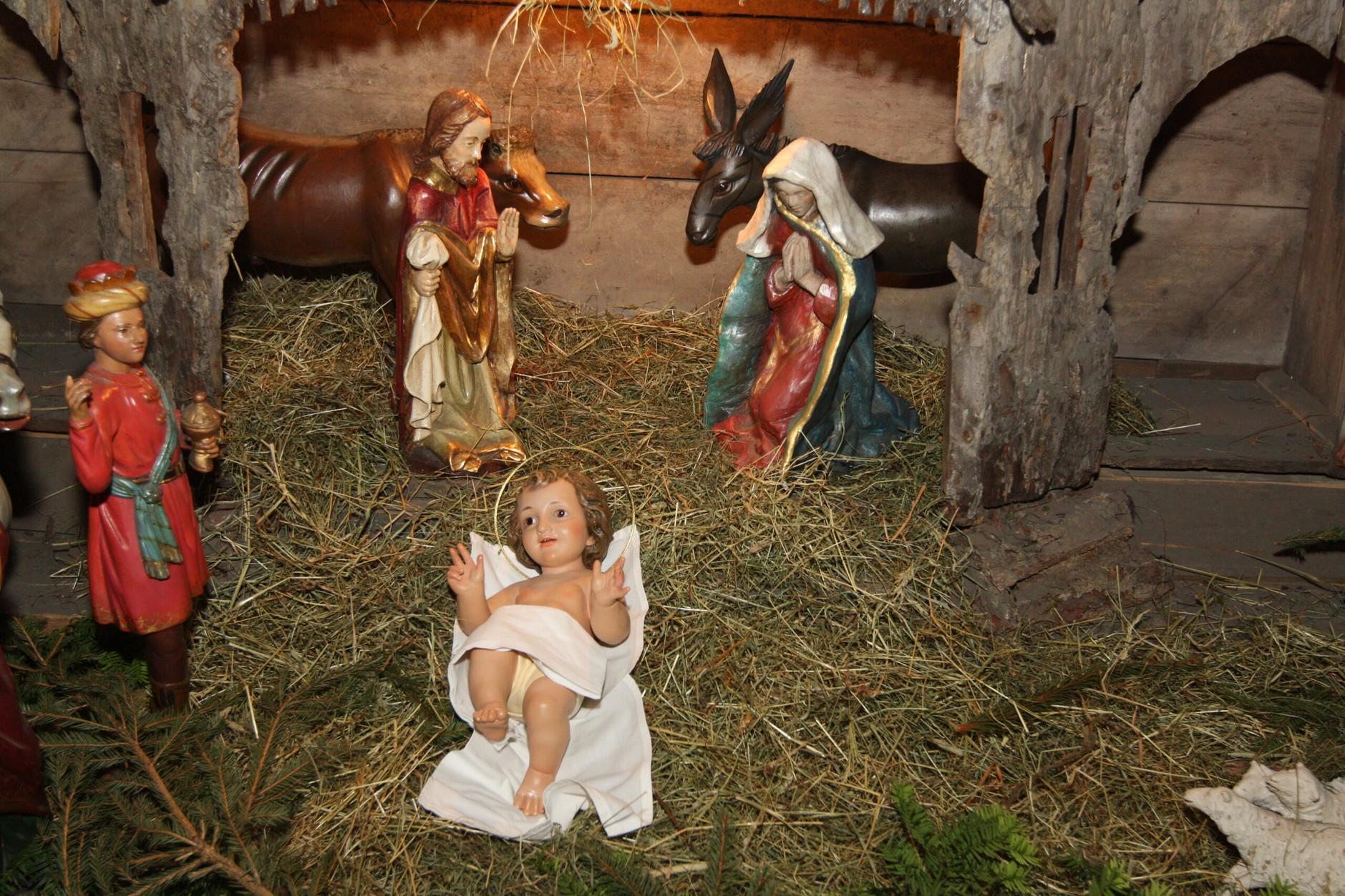 Betlém v kostel sv. Tomáše | zdroj: www.krestanskevanoce.cz
