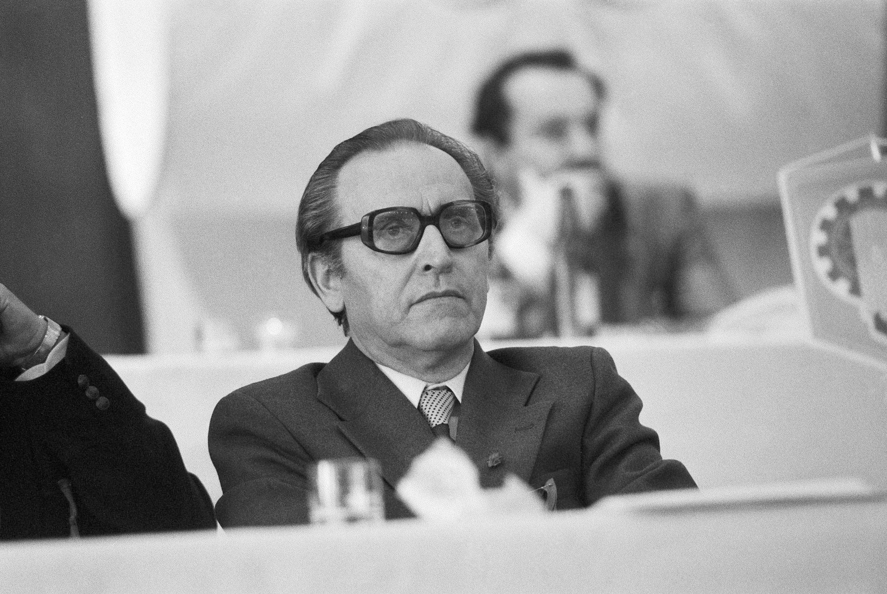 Ing. Rudolf Battěk na XXIV. obnovovacím sjezdu Československé sociální demokracie, který se konal 24. a 25. března 1990 v Praze. <br>
License: Rights-managed, Credit line: @ ČTK / Doležal Michal