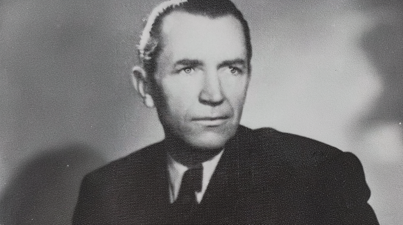 Josef Svatoš | Zdroj: Archiv Jaroslava Čvančary <br> Fotografie byla digitálně vyčištěna pomocí AI.