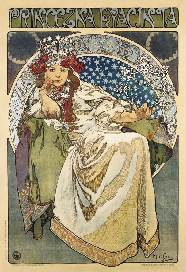 Princezna Hyacinta (1911)  
Zdroj: Mucha Museum / Mucha Trust 2017