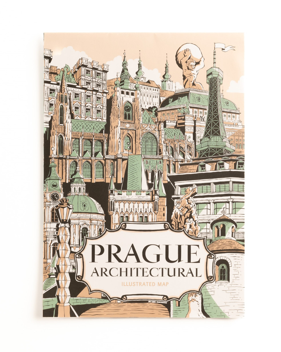 Ilustrované mapy Prahy - Architektonická