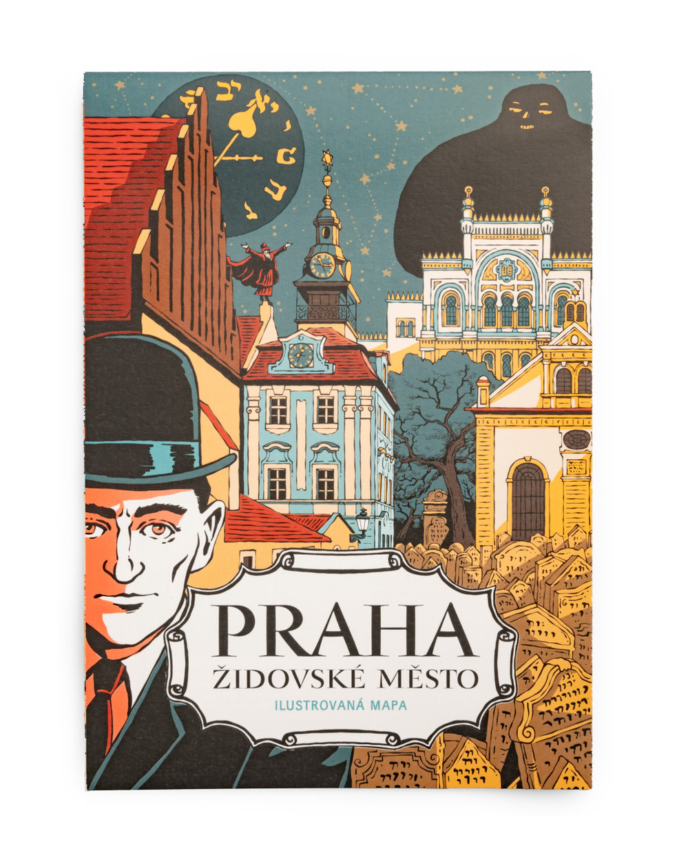 Ilustrované mapy Prahy - Židovské město