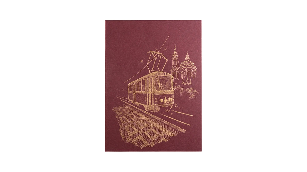 Luxusní zápisník Tramvaj