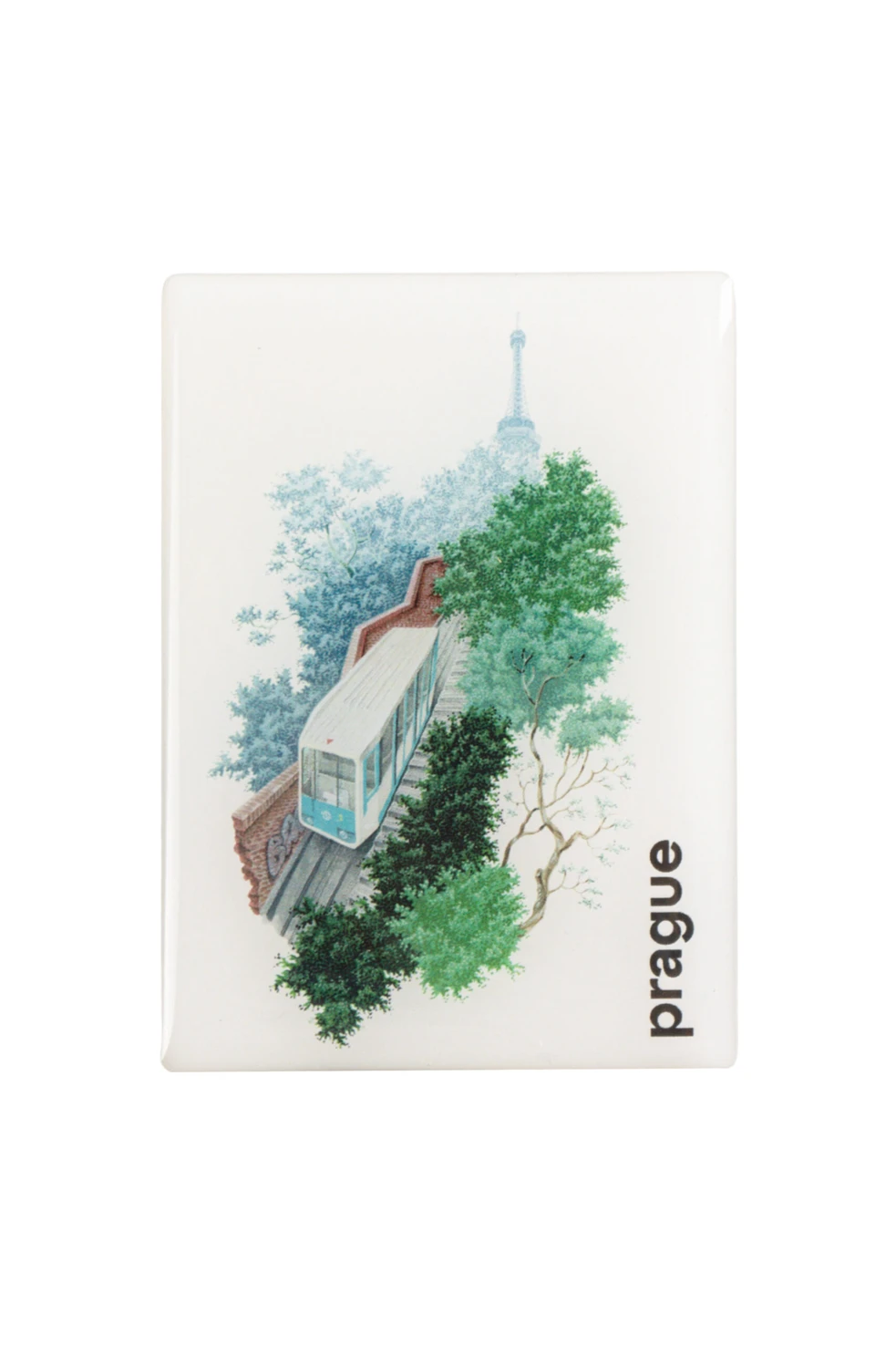 Magnety s pražskými památkami - Lanovka na Petřín