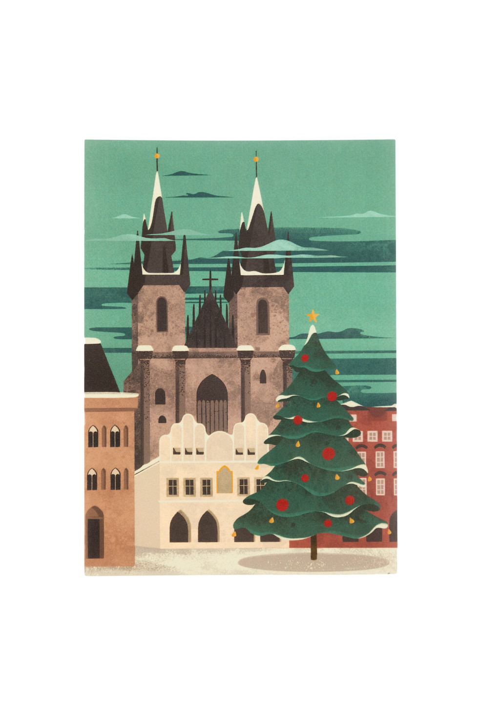 Edice pohlednice zimní Praha