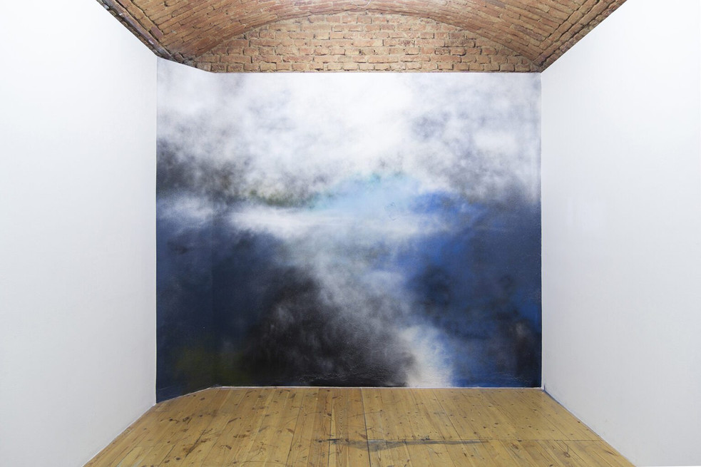 Exhibition with painting.