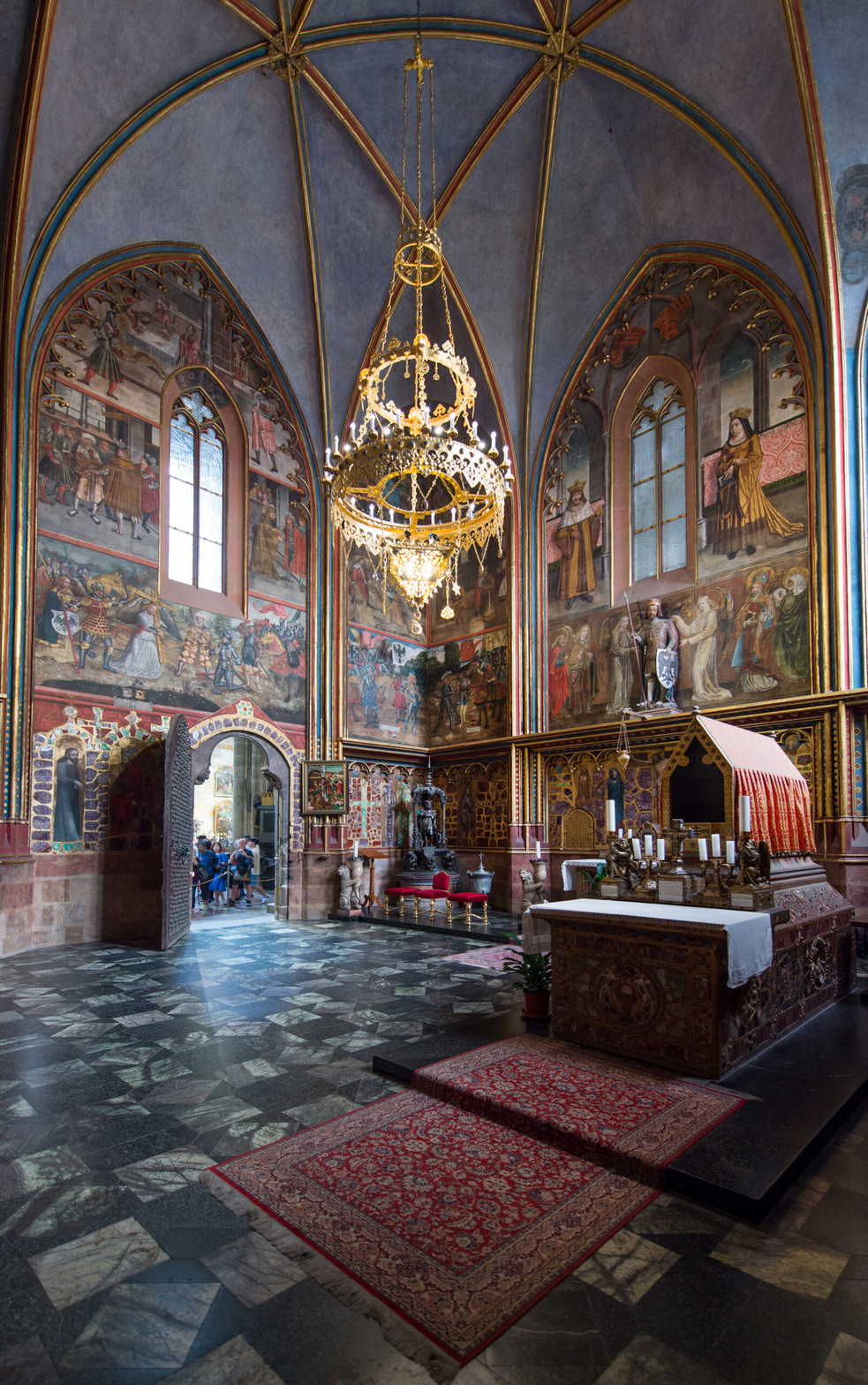 St. Wenceslas Chapel inside Saint Vitus's Cathedral, Prague, Czech Republic