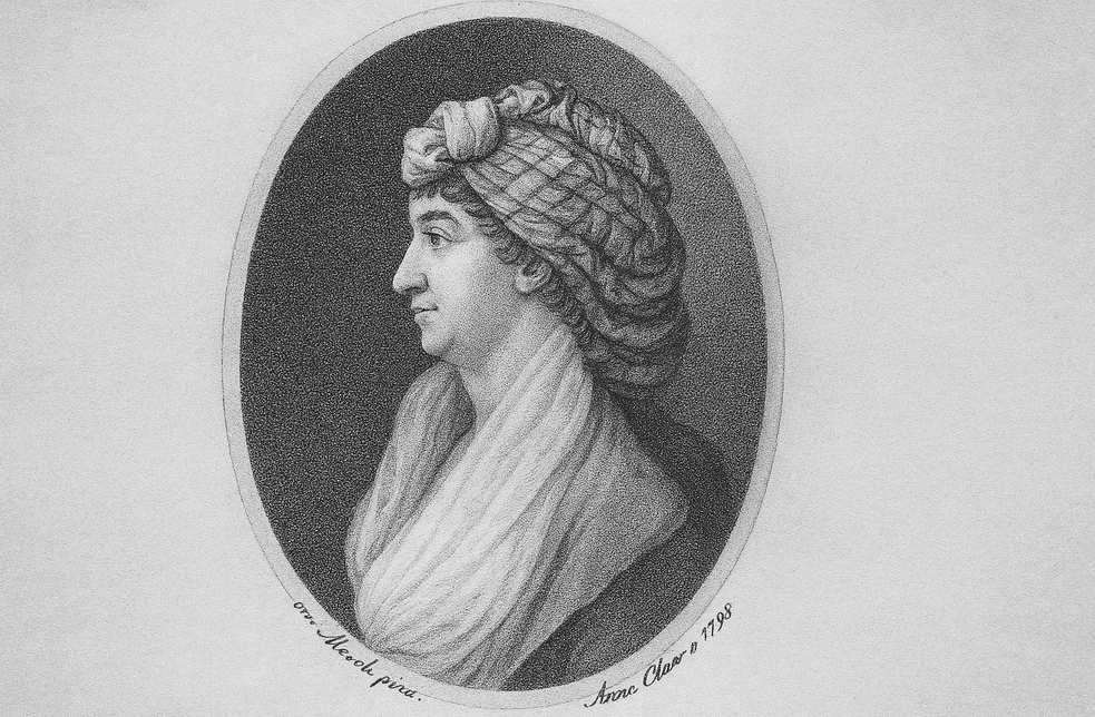 Josefina Dušková, Johann Friedrich August Clar, 1796, zdroj Wikimedia Commons