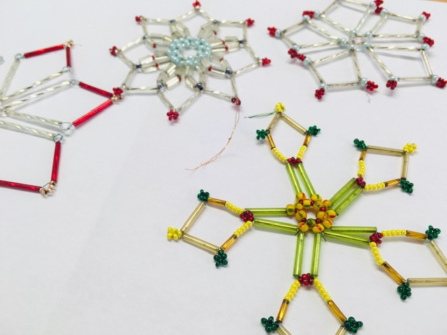 Skleněné ozdoby, foto Marika Čepková