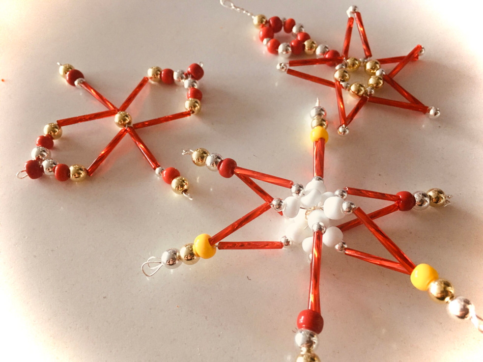 Skleněné ozdoby, foto Marika Čepková