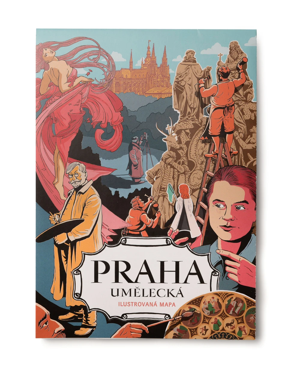 Mapa Praha umělecká