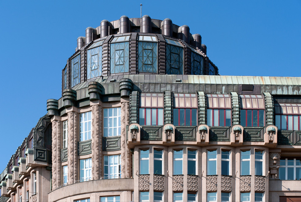 Secesní palác Lucerna, Václavské náměstí