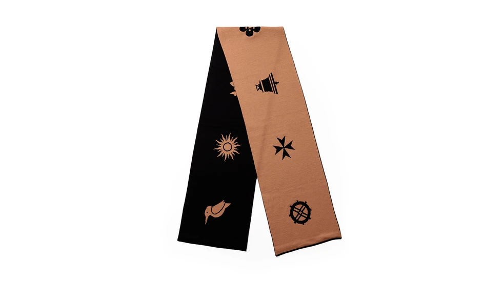 Tower Symbols Merino Scarf