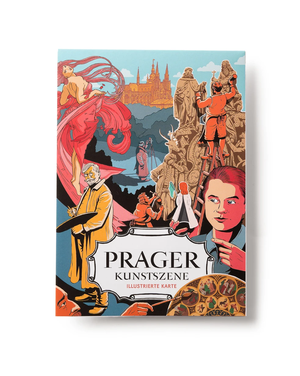 Mapa Praha umělecká