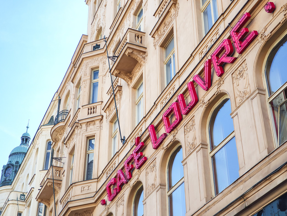 Secesní kavárna Louvre