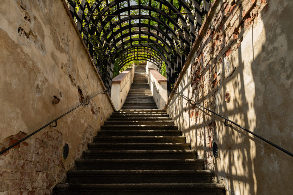 Býčí schodiště, Jože Plečnik