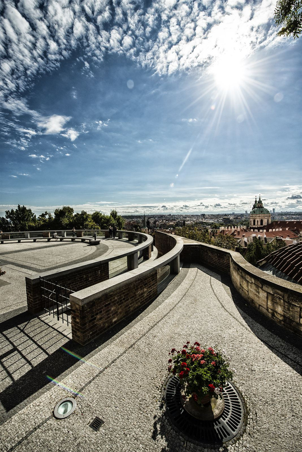 Jižní zahrady Pražského hradu Rajská a Na Valech, Jože Plečnik