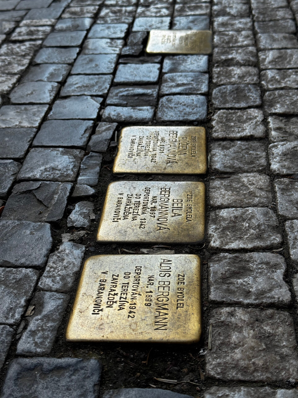 Kameny zmizelých: Stolpersteiny