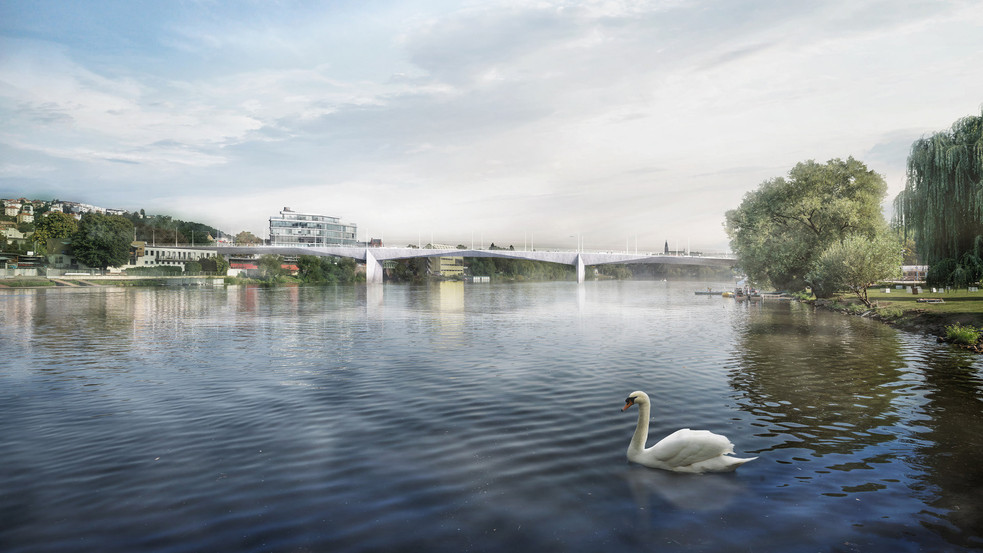 Dvorecký most, vizualizace Atelier 6