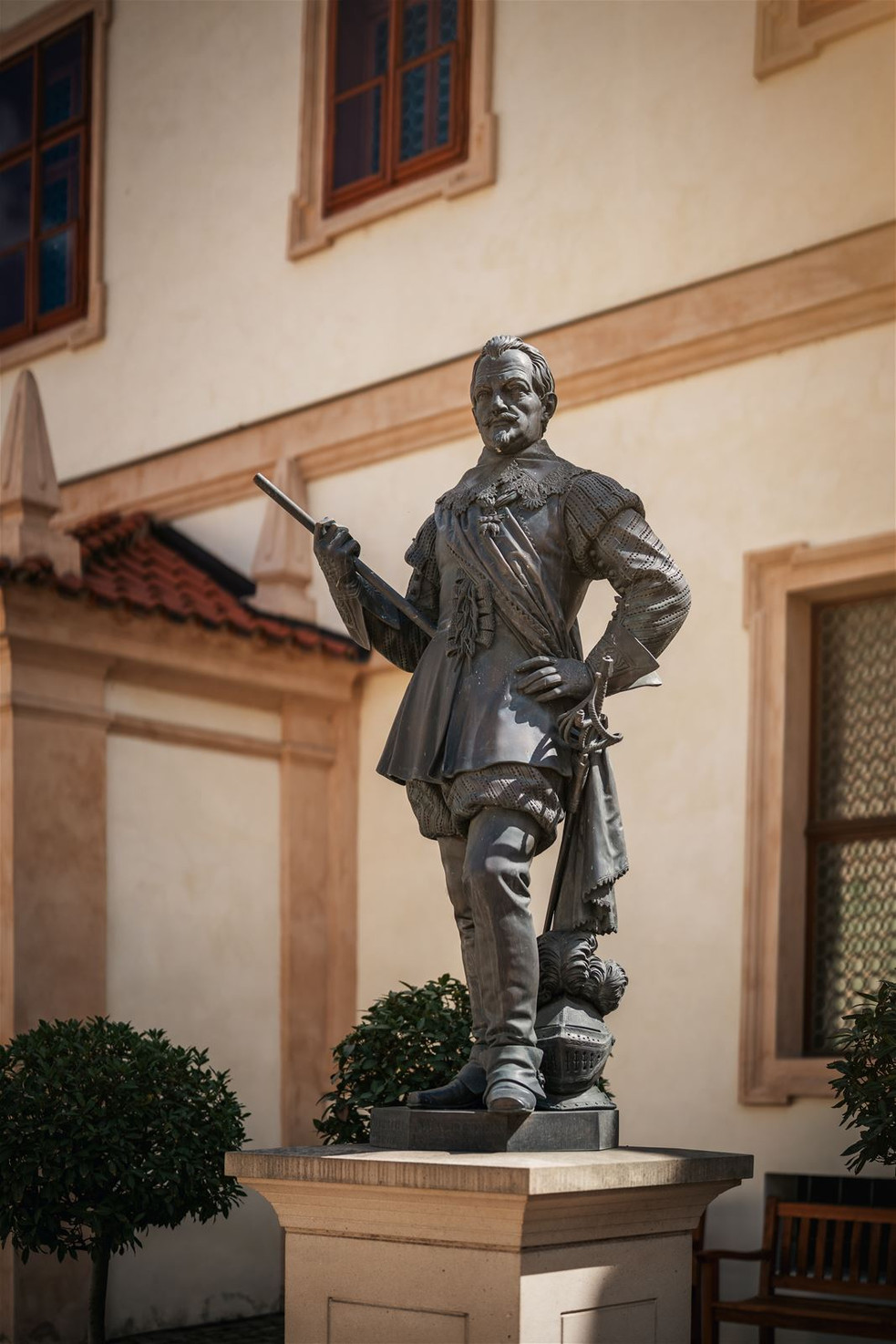 Ludvík Šimek, socha Albrechta z Valdštejna