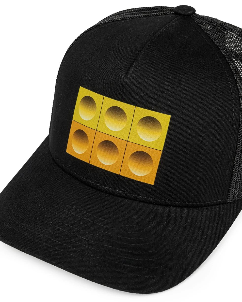 Prague Metro Trucker Cap - Black